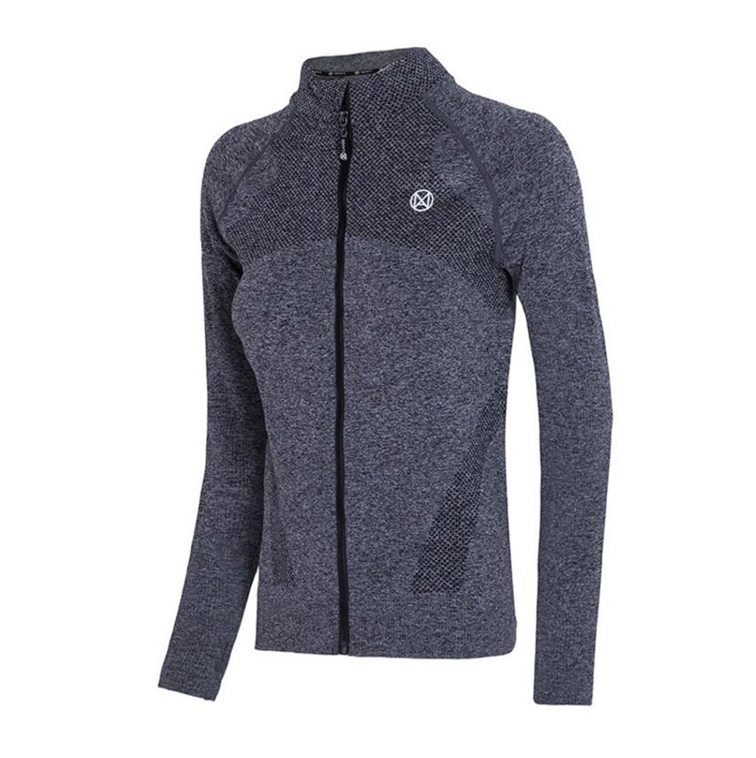 long sleeve running top with pocket
