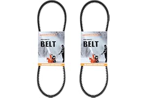 754-0430, 954-0430 Auger Drive Belt Replacement for MTD Troy Bilt Cub Cadet 2-Stage Snow Blowers (3/8" x 35")-2Pack