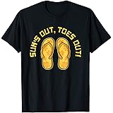 Sun's Out Toes Out Shirt | Flip Flops T-shirt | Summer Shirt