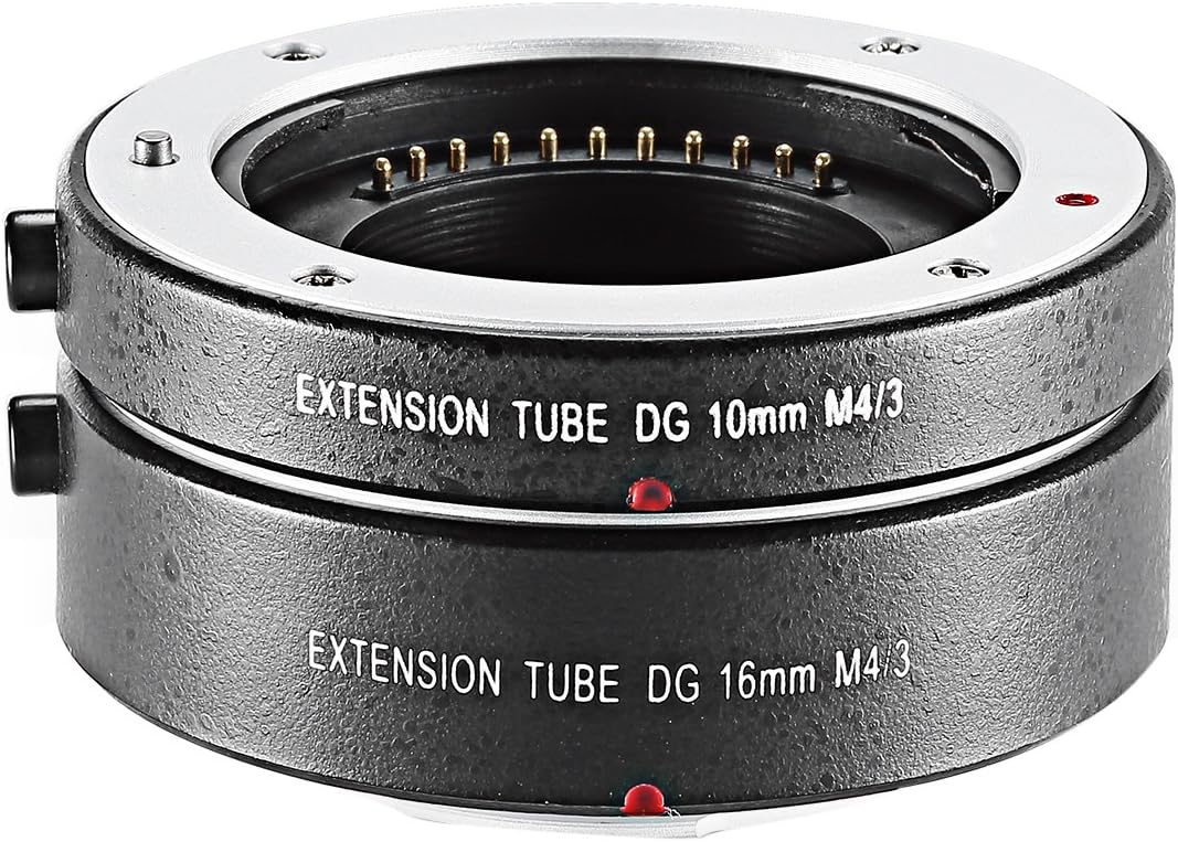 Tubes Extension Macro FOTGA 10mm + 16mm - Compatible Olympus Panasonic M4/3 - Photographie Rapport Grossissement
