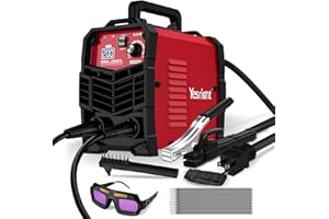 YesRight Mini Stick Welder, 200A Portable Welding Machine with 20PCS Rods & Welding Googles, Small Welder Machine 110V with IGBT Inverter Hot Start for Professionals & DIY Enthusiasts