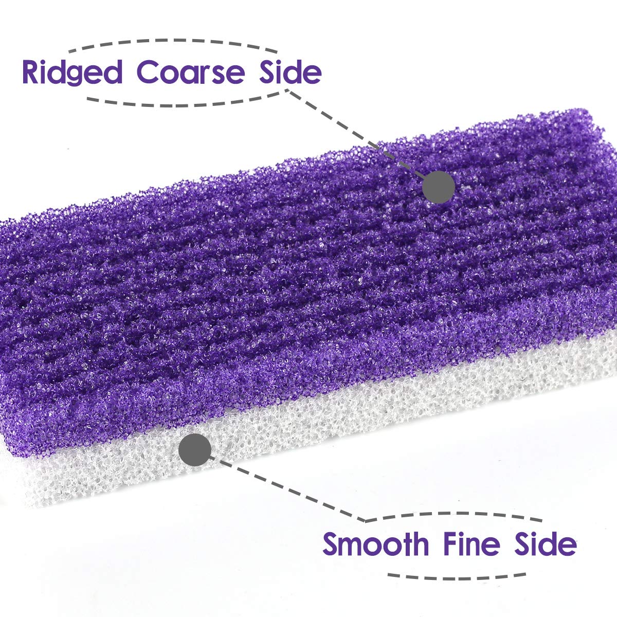 7Pc Foot Pumice Stone for Feet Hard Skin Callus Remover, 2 in 1 Foot Pumice Stone, Double Sided Hard Skin Callus Remover, Dead Skin Scrubber Pedicure Tools, Hard Skin Callus Remover for Feet and Hands: Beauty