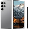 BVNA I24 Ultra Unlocked Phone 6+256GB,Built in Pen The Phone,Smartphone Battery 6800mAh 6.82" HD Screen,Android 13.0 with 128GB Memory Card Cell Phone,Face ID/5G/Fingerprint Lock/GPS (Grey)