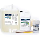 TotalBoat 5:1 Marine Epoxy Resin for Fiberglass &amp; Wood - 4.5-Gal Kit, Fast | Two-Part Epoxy for Fiberglass &amp; Wood Repairs, Boat Building, and Laminating; Traditional Marine-Grade Formula; Pumps Included