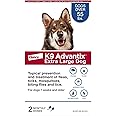 K9 Advantix Flea, Tick & Mosquito Prevention for Dogs Over 55 lbs. | Flea Drops for Extra Large Dogs | Apply Monthly | 2 Treatments