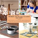 KitchenRaku Extra Large Silicone Worktop Protector Mat 60x40cm Grey view 4