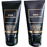 Bath & Body Works Noir Travel Size Ultimate Hydration Body Cream 2.5 Ounces Pack of 2