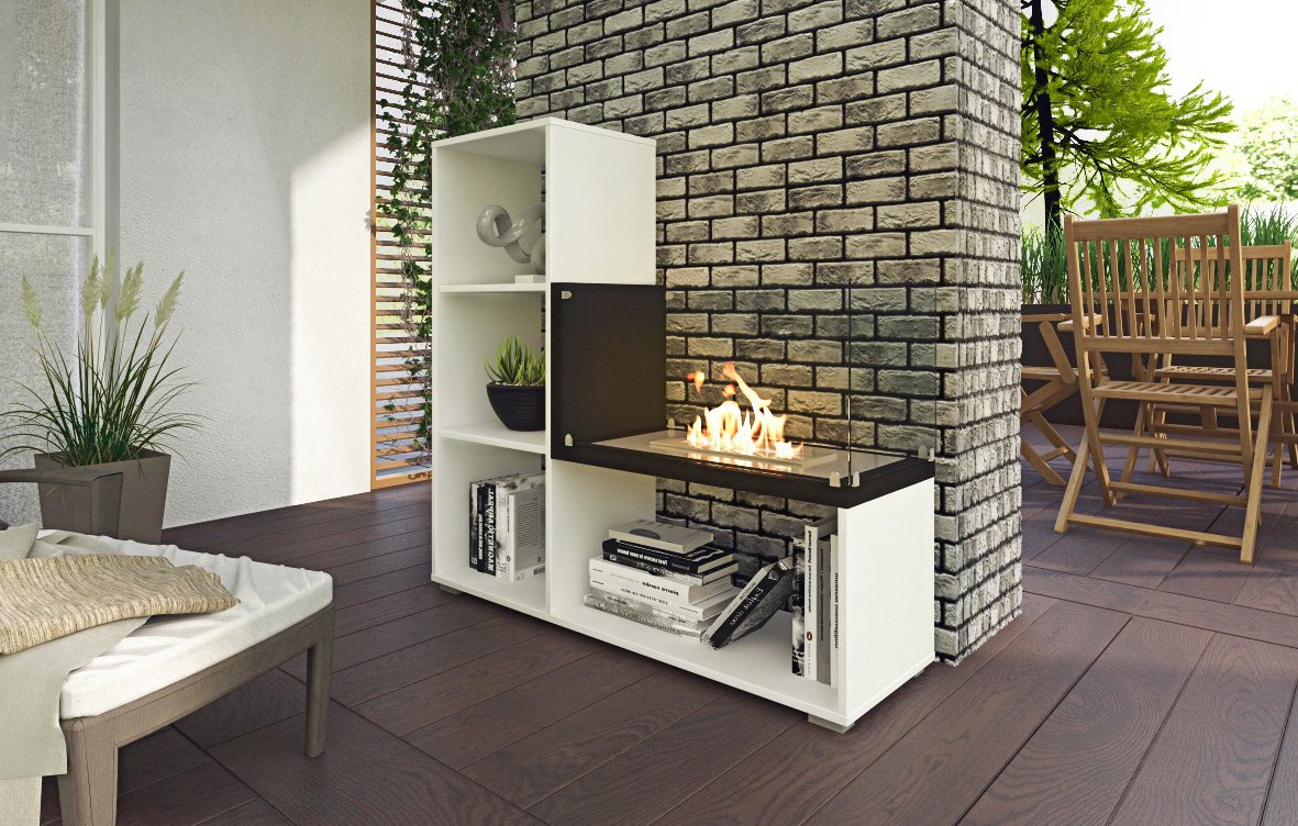 Muebles de salon con chimenea integrada Los mejores muebles de salón.