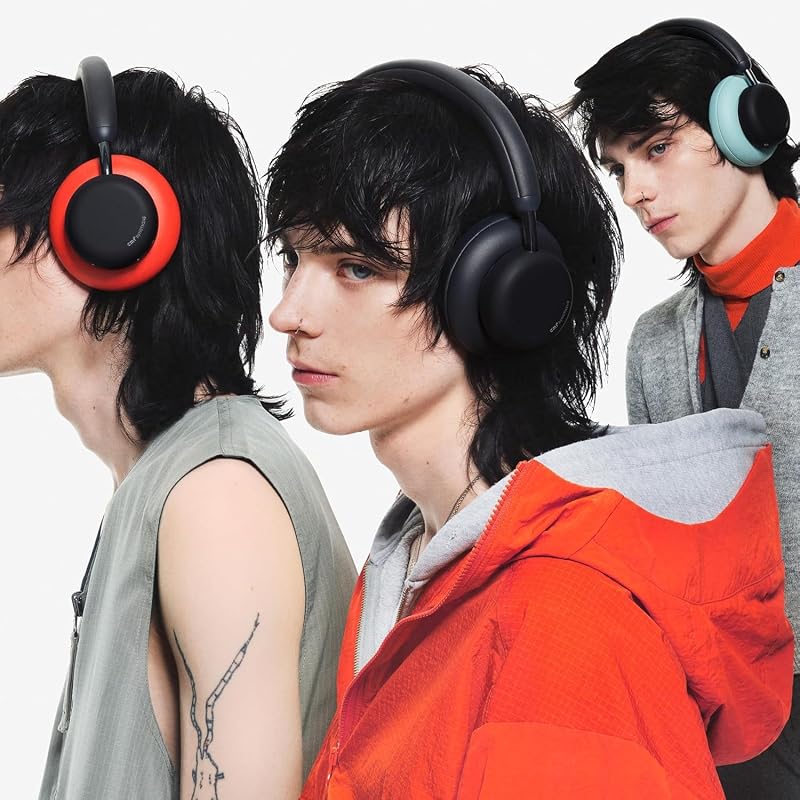 CMF Headphone Pro - Over-Ear Bluetooth Kopfhörer – Bis zu 100h Akku, Hi-Res mit LDAC, Räumlicher Klang, mit aktivem Noise-Cancelling – Dunkelgrau