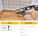 Everbuild Everflex 450 Premium+ Builders Silicone Sealant White 300ml view 5