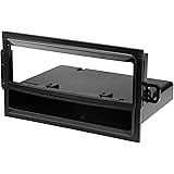 Scosche GM1583B Compatible with Select 1992-12 GM DIN w/Molded Pocket Dash Kit Black