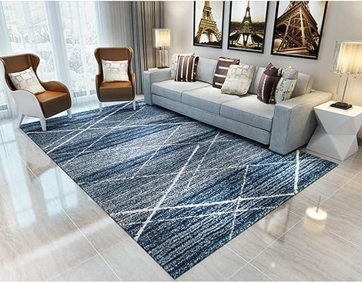 Amazon ラグ モダン コンテンポラリー エリアラグ ブルー グレー ブラック 0cm 250cm 抽象的 モダンボックス カーペット 寝室 リビングルーム ダイニングアクセント セビラ コレクション 140cm 0cm レッド 花柄 ラグ カーペット オンライン通販