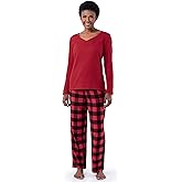Fruit of the Loom Women's Waffle V-Neck Top