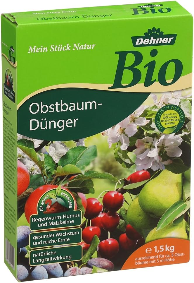 Dehner Bio Obstbaum-Dünger, 1.5 kg, für ca. 5 Obstbäume