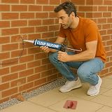 1STec Brick Brown External Drill Damage Weather Shield Cover + Internal 7mm view 3