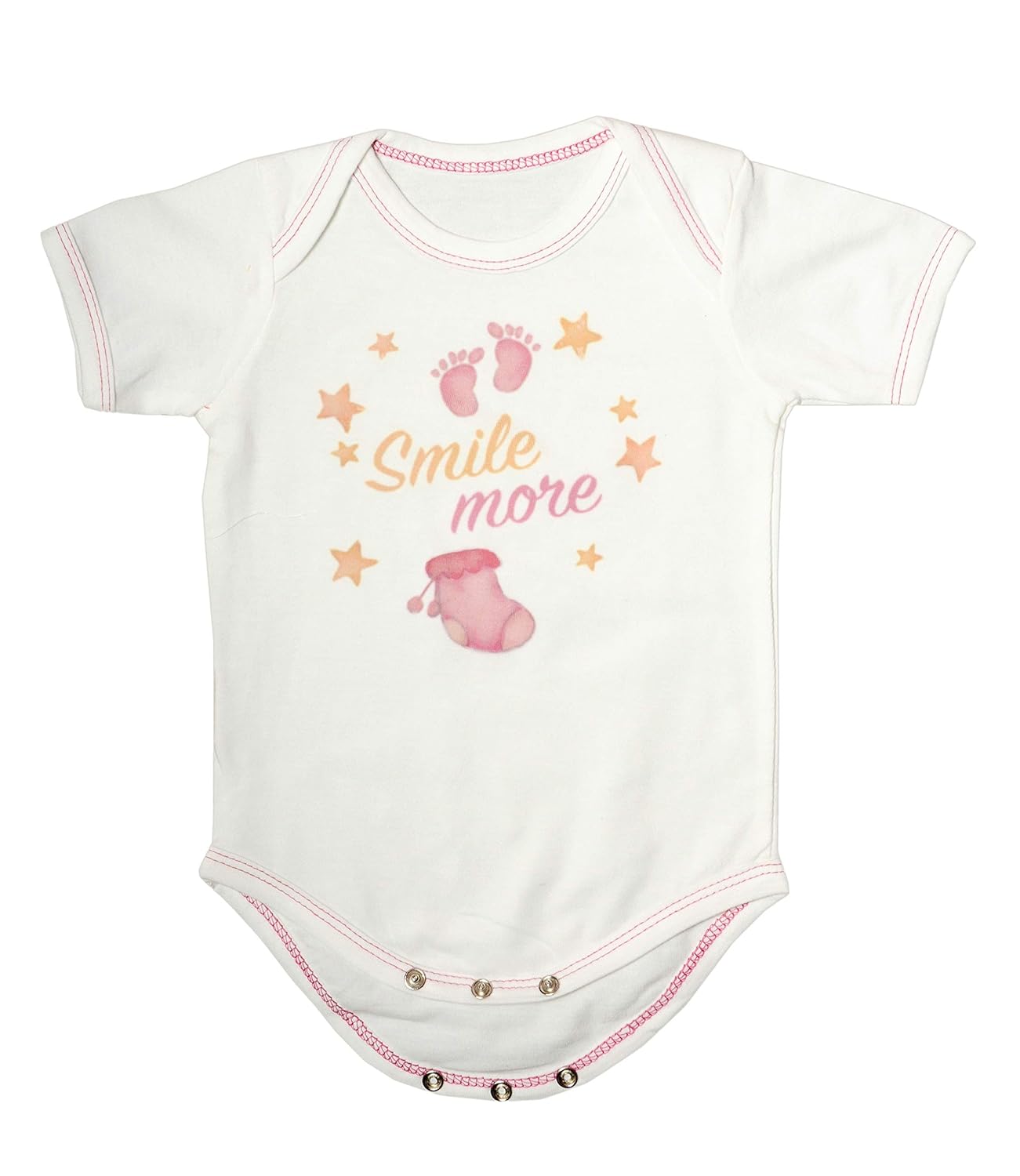 white organic baby grows