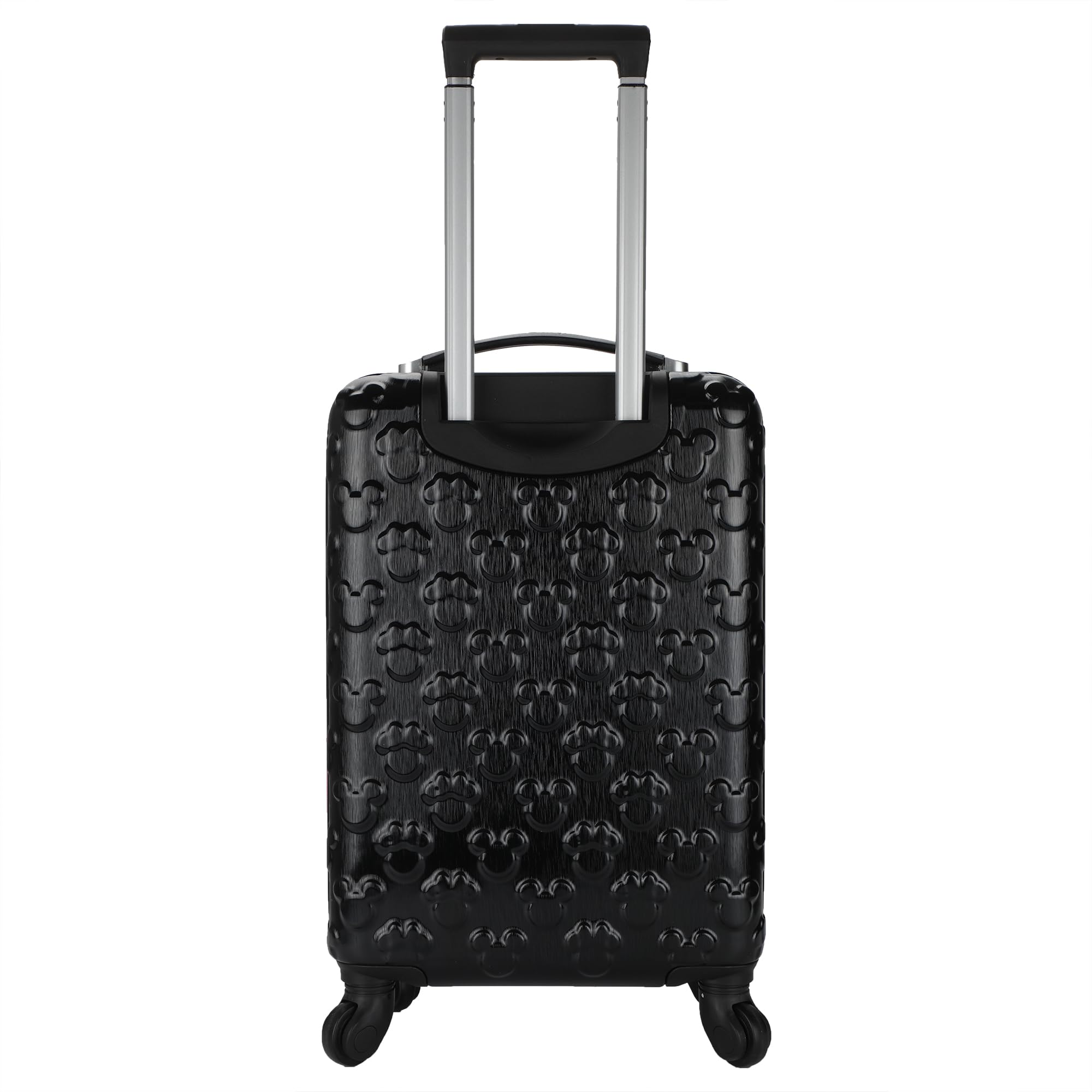 Bioworld Mickey Mouse 21 Molded Carry-On Luggage Mickey and Minnie Heads Hardside Rolling Luggage