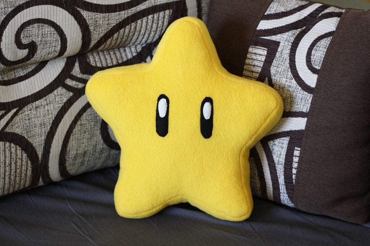 Amazon Com Super Mario Star Cushion Handmade