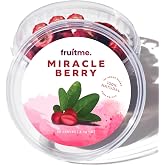 Miracle Berry Whole Fruit - 30 Gently Dried Miracle Fruit Seedless Halves - Sweeten Those Sour Moments with Unique Taste Changing Magic Berry