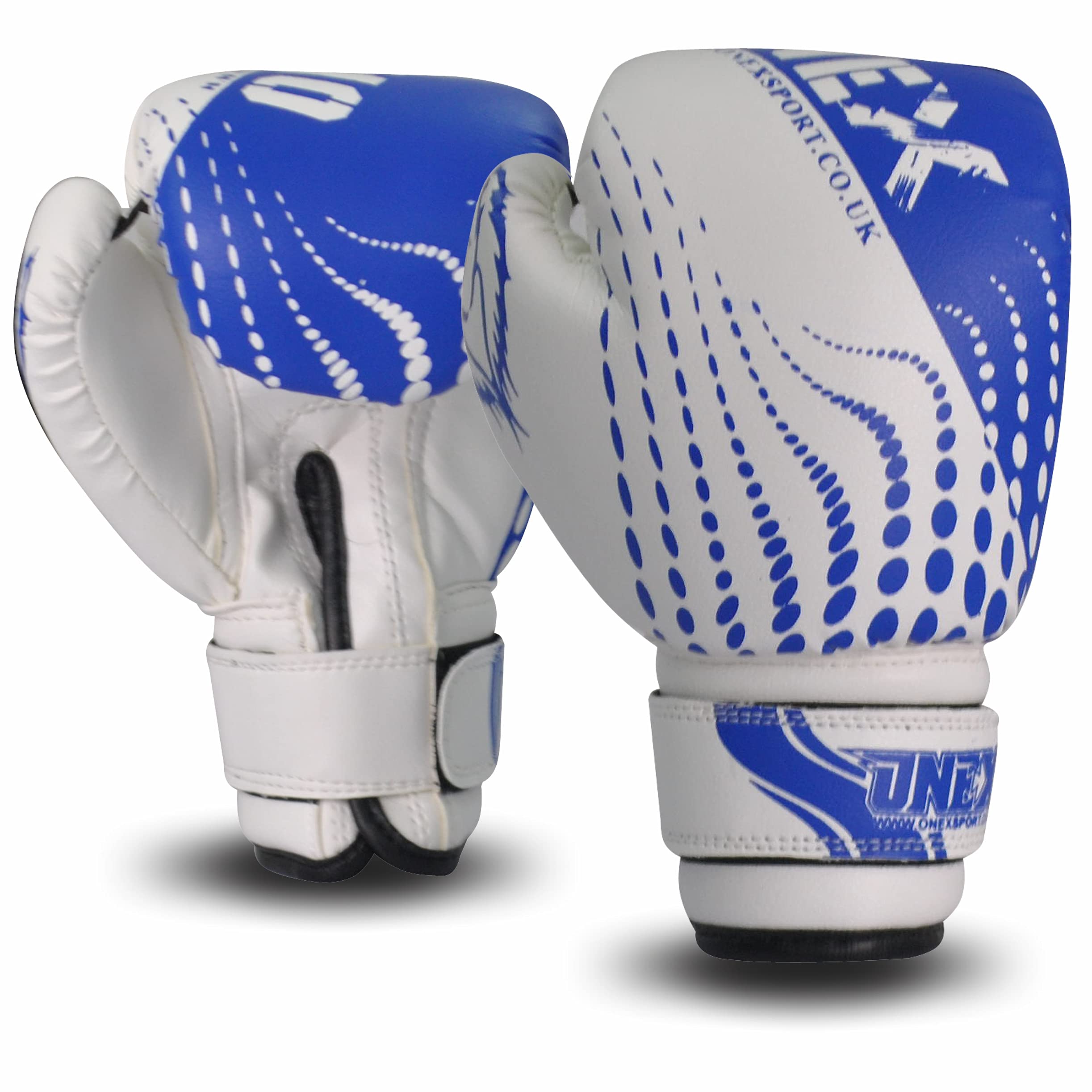 Boxing Gloves, Sparring Muay Thai Kickboxing Pro Heavy Training, Maya Hide Leather, Ventilated Palm, Long Wrist Support, Punching Bag Pads Workout, MMA Gym Fitness, Men Women 6oz