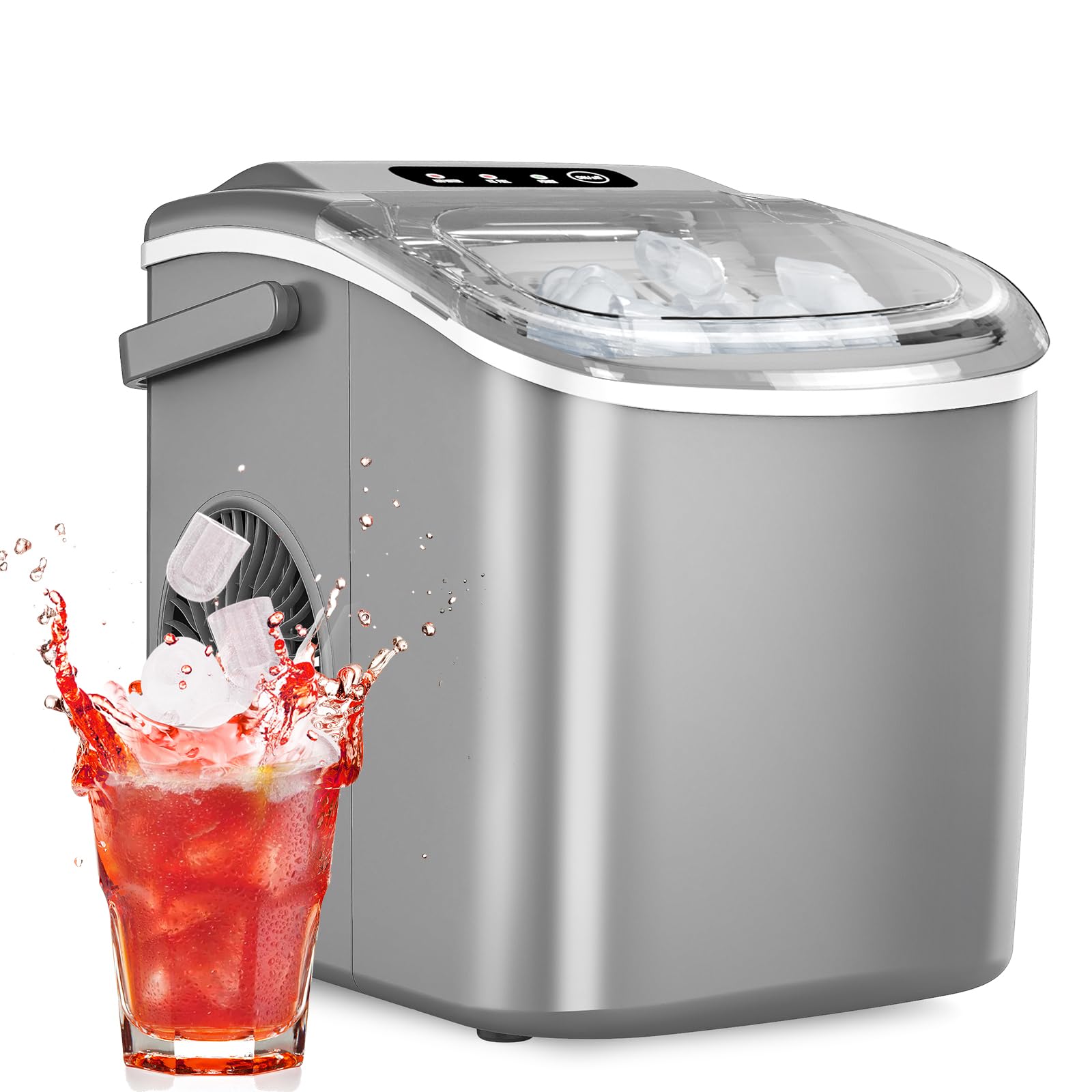 Electactic Ice Maker Countertop, Efficient Easy