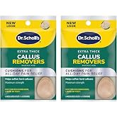 Dr. Scholl's Extra Thick Callus Removers 4 Cushions ea.(Packs of 2)