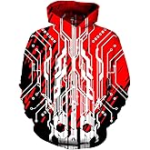 LAIDIPAS Graphic Hoodies for Men Women Unisex Novelty Sweatshirts Cool 3D Printed Pullover Hoody Hoodie with Pocket