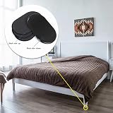 Ezprotekt 8 Pcs Reusable Carpet Furniture Sliders Oval Black 9.5 x 5.75 view 2