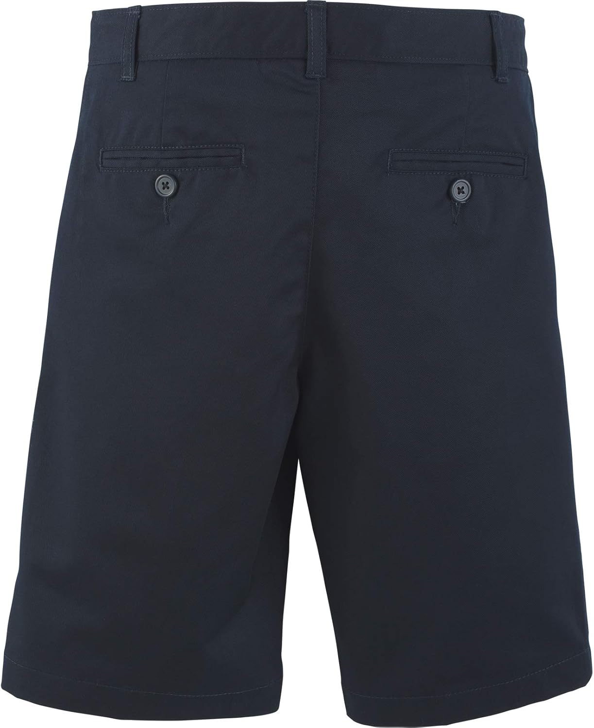 Tommy Hilfiger Flat Front Twill Blend Shorts, Kids School Uniform Clothes for Little Or Big Boys with Husky and Slim Sizes: Clothing