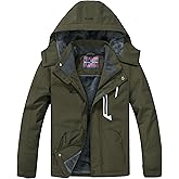 Filchner Boy's Ski Jacket Waterproof Winter Coat, Kid's Fleece Snowboarding Jacket with Detachable Hood and Reflective Strips