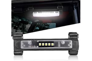 NR NIRIDER Nirider UTV Interior Light Universal Roll Bar Mount LED Light Utility Roll Cage Light Courtesy Light Interior Dome Light for UTV ATV Polaris RZR Can-Am Truck Car Off Road Vehicle