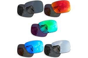 Betterun 5 Pairs Polarized Replacement Lenses for Oakley Holbrook OO9102 Sunglasses, Anti-Scratch and Impact Resistant