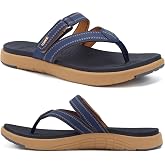 COFACE Women Flip Flops Arch Support Yoga Mat Walking Cushion Thong Sandals | Womens Fashion Orthopedic Comfortable Plantar Fasciitis Lightweight Thick Recovery Adjustable Summer Beach Slippers
