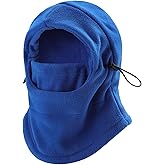 AWAYTR Kids Balaclava Ski Mask - Winter Warm Polar Fleece Face Mask for Boys Girls Windproof Snow Hat for Skiing Cycling