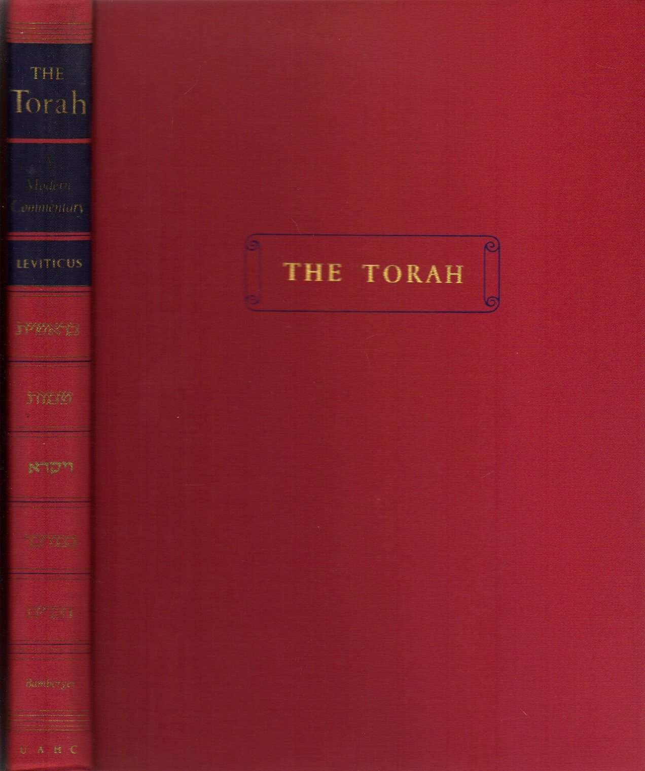 The Torah A Modern Commentary Leviticus English And - 