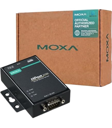 Amazon.com: Moxa NPort 5210A - 2 Ports Device Server, 10/100M Amazon.com: Moxa NPort 5210A - 2 Ports Device Server, 10/100M