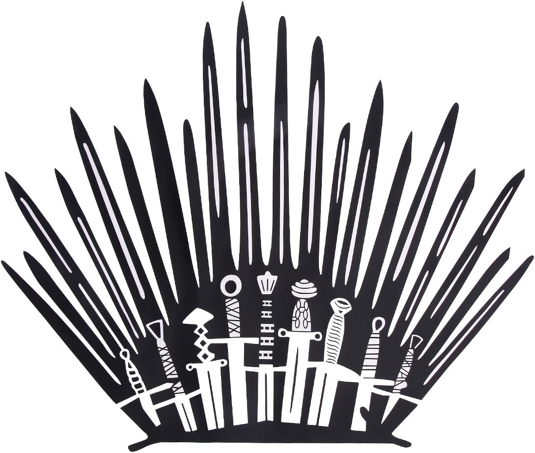 Game of Thrones Decor Bathroom Wall Stickers Iron Throne Decal Stick Home Decoration