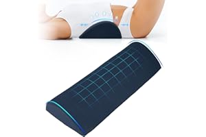 VBXBKC Lumbar Support Pillow for Bed,Lower Back Pillow for Sleeping,Side Sleeper Low Back Pain Relief Pillow,Half Moon Pillow,Side Sleeper Stomach and Knee Pillow,Sciatic Nerve Pain Relief Pillow
