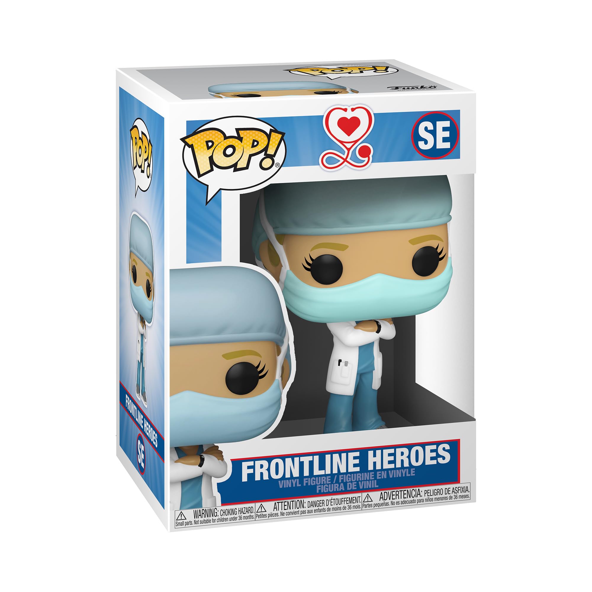 Funko Pop! Heroes: Front Line Worker-Female #1 - Heroes: Front Line Workers - Collectable Vinyl Figure - Gift Idea - Official Merchandise - Toys for Kids & Adults - Model Figure for Collectors