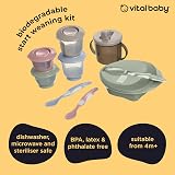 Vital Baby Nourish Complete Baby Weaning Kit 6m+ 10pcs EarthSmart Biodegradable view 4