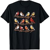 Bird Lover Birding Birdwatching Men Women Kids T-Shirt