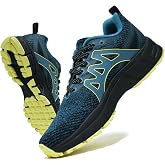 Sadmon Men's Fashion Sneakers Trail Running Shoes Non-Slip Shock Absorbing Outdoor Shoes for Hiking Athletic Training