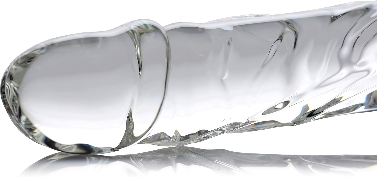 Master Series Brutus Glass Dildo Thruster - Image 3
