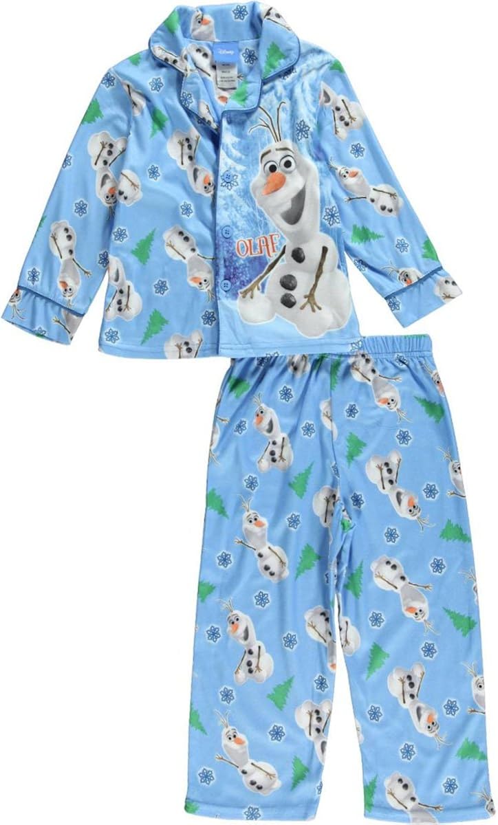 Disney Frozen Olaf Toddler Pajama for Little Boys (4T), Blue, Size 4T Clothing