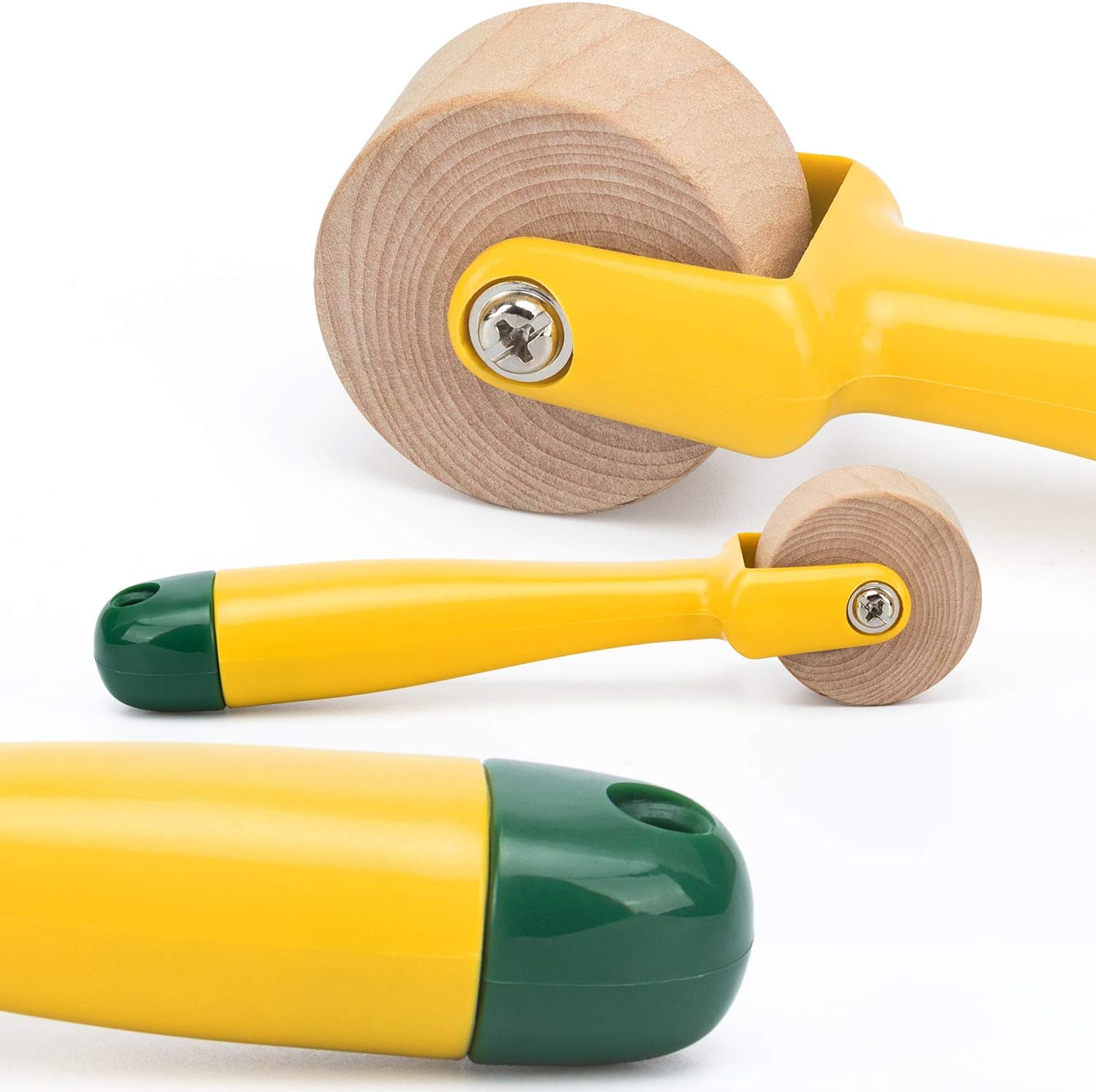 OIIKI Seam Roll & Press Roller, Quilting Tool Wallpaper Roller with Ergonomic Handle, Sewing Notions Pressing Wheel, for Quilting, Sewing, Print, Ink, Wallpaper, Home Decoration