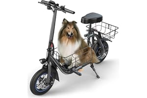 Gyroshoes Electric Scooter with Seat for Adults, 550W Powerful Motor, 20-Mile Range, Speed up to 18.6MPH, Ample Storage for Pets & Cargo