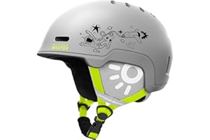 OutdoorMaster Kids Snowboarding Helmet for Boys & Girls - Durable PC Shell, EPS Foam & 12 Cooling Vents, Adjustable Dial Fit
