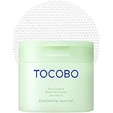 TOCOBO CICA Calming Aqua Toner Pad – Korean Vegan Dual-Sided Toner Pads with Fermented CICA, Aloe & Multi-Hyaluronic Acid – 3-Second Soothing and Cooling Care for Sensitive, Heated Skin, 60 Pads