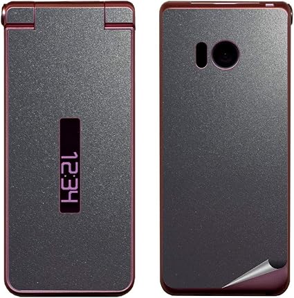 Amazon Decopro スキンシール Aquos ケータイ Sh 01j デコシート 携帯保護シール 気泡レス ガンメタブラック系 ダークグレー スキンシール 通販