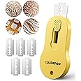 CLUEAPOP Bread Lame Sourdough Scoring Tool Extractable & Magnetic - Professional Dough Scoring Tool for Sourdough Bread Baking & Bread Making Tools - Scoring Patterns Booklet & 5 Razor Blades